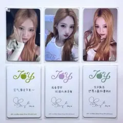 SMTOWN 東京 RedVelvet ジョイ JOY 特典 トレカ 3枚セット Red Velvet FC メンバーシップキット トレカ ジョイ - メルカリ