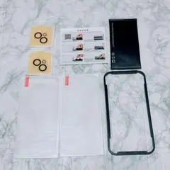 iPhone14promax専用ガラスフィルム カメラフィルム 2+2