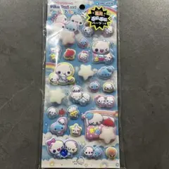 ぷくぷくあわわちゃん　ピカプニシール　蓄光ぷにぷにパーツつき