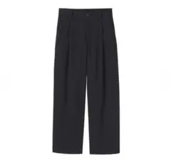 無印良品 ストレッチ起毛 タックワイドパンツ