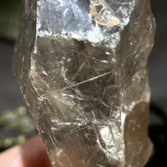 ☆別格高級品　スモーキー　ルチル　水晶　原石　クラスター　貴重！福徳大黒秘宝①