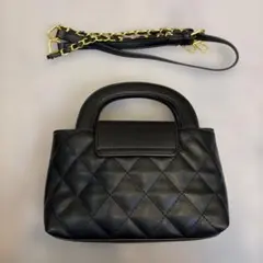 ノベルティ　キルティングC☆ブラックバック