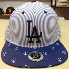 LA Dodgers スナップバック マリン柄カスタム 新品