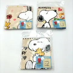 帆布ショッピングバッグ　スヌーピー3個セット