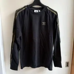 adidas originals ブラック 長袖カットソー XS
