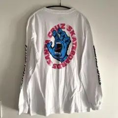 SANTA CRUZ 長袖Tシャツ 白 Ｌサイズ