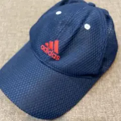 adidas ネイビー メッシュキャップ