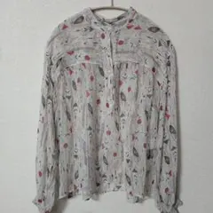 【未使用品】ISABEL MARANT シルク小花総柄長袖ブラウス 未使用品】ISABEL MARANT シルク小花総柄長袖ブラウス - メルカリ