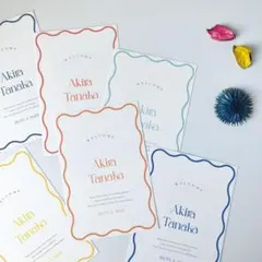 ˗ˏˋ 選べる6色　席札　メニュー表　ドリンクメニュー　ウェディング　結婚式