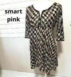 お値下げ中！ smart pink スマートピンク チュニック ブラウン Lのサムネイル