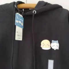 新品 ちいかわ パーカー ブラック XLサイズ