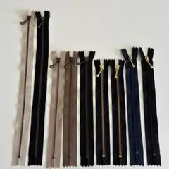 ナイロンファスナーセット 30cm 20cm 18㎝ 9本セット