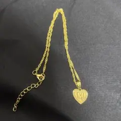 ハート型ペンダント ネックレス「M」ステンレス