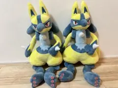 ポケットモンスターめちゃもふぐっとぬいぐるみ〜黄色いルカリオ〜2体セット売