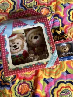 ダッフィー クリスマス　ぬいぐるみ　タオルセットとVinylmation