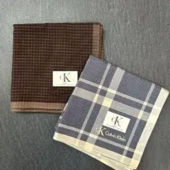 Calvin Klein ハンカチ 2枚セット