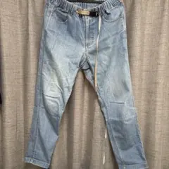 BEAMS グラミチ　ライトブルーデニムパンツ