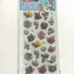 トムとジェリー　トムジェリ　立体3Dぷっくりシール　ぷくぷく