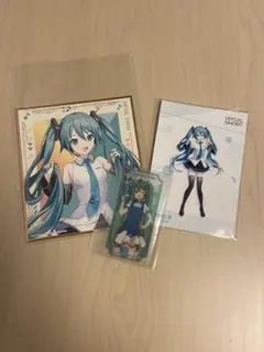 初音ミク プロセカ 色紙 ラッキーくじ ローソン ブロマイド クリアカード