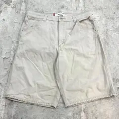 Levi's　WORKER　ワークショーツ　W35　ライトベージュ　古着のサムネイル