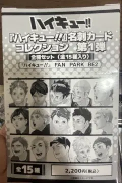 ハイキュー!!名刺カードコレクション第1弾