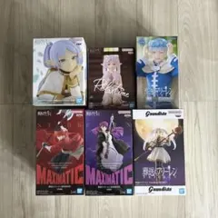 人気アニメフィギュア6種6体セット】まとめ売りL__L/ - メルカリ