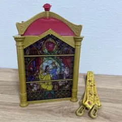 ディズニー　ポップコーンバケット　美女と野獣　ステンドグラス風