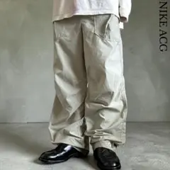 00s OLD NIKE ACG ナイロン ワイドカーゴパンツ Y2Kテック系のサムネイル