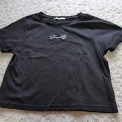 ems 黒 ショート丈 Tシャツ 半袖のサムネイル