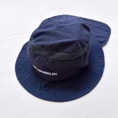 BRANSHES ブランシェス 日よけ付きハット ネイビー 54cmのサムネイル