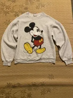 ミッキーマウス プリント スウェット
