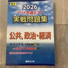 2026 駿台 大学入学共通テスト 実戦問題集 公共、政治、経済