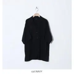 COMOLI リネンWクロスプルオーバーシャツ size2 - メルカリ