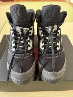 NIKE AIR JORDAN 5 RETRO ブラック グレー　アンスラサイト