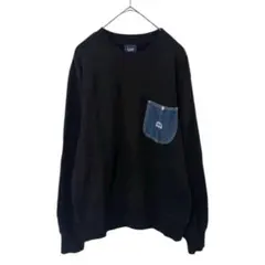 Lee（リー） デニムポケットトレーナー オーガニックコットン ユニセックス