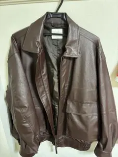 【最終値下げ】FREAK'S STORE ブラウン レザージャケット M