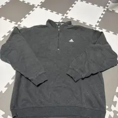 adidas ハーフジップ　国旗タグ　90s