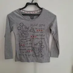 ミッキーマウス 長袖カットソー 140