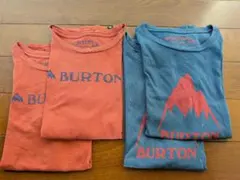 きょうだいコーデ おそろコーデ BURTON キッズTシャツ 2セット S, M