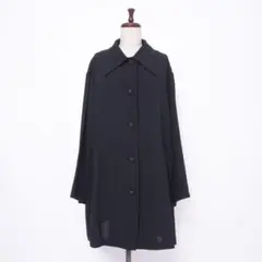 美品 アツロウタヤマ シアージャケット ブラック サイズF*ED1117