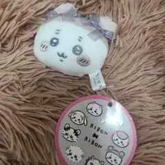 ちいかわ　古本屋　カニちゃん　ミニがまぐち　リボン