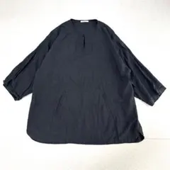 美品⭐️BAYFLOW リネン レーヨン スキッパーシャツ プルオーバー 3のサムネイル