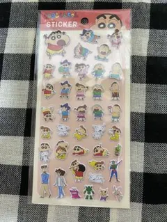 クレヨンしんちゃん◆ぷっくりステッカー◆ましゅまろシール◆新品未開封