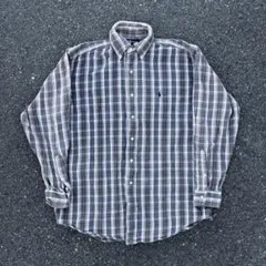 90s Ralph Lauren BD長袖 シャドーチェック ネルシャツ