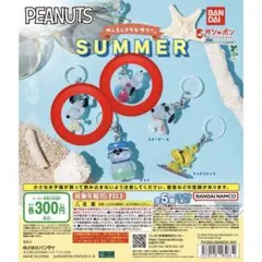PEANUTS めじるしアクセサリー SUMMER スヌーピー　ガチャ