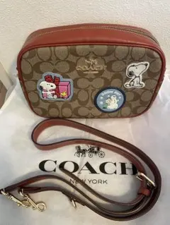 ✨️美品✨️　COACH×PEANUTS コーチ　スヌーピー　ショルダーバッグ