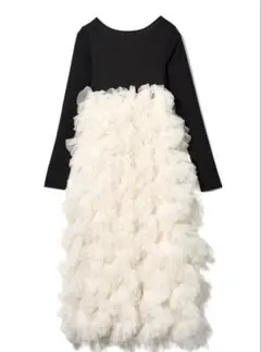 新品未使用　notre emor ruffle tulle dress