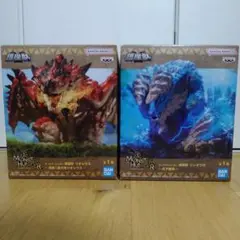 モンハン 鎮座獣 フィギュア リオレウス＆ジンオウガ