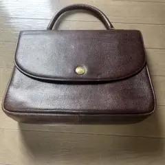 ブラウンレザー ハンドバッグ