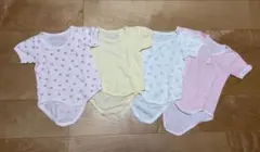 ベビー肌着 半袖　ロンパース 4枚セット 90cm